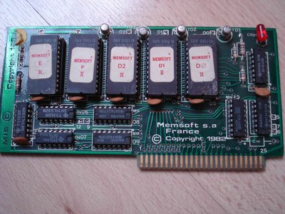 Carte MEMSOFT (5 PROM's) Je suis preneur de toutes docs/infos pour la faire fonctionner.
