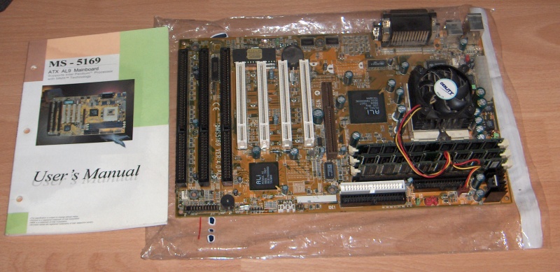 Carte Mere MSI MS-5169 + Processeur + Memoires ...
