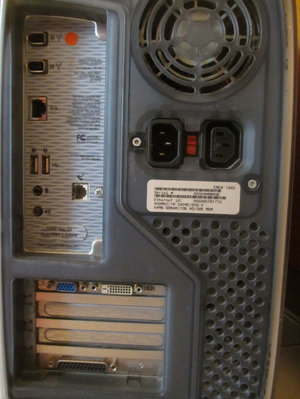 Arrière Apple G4.