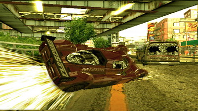 Burnout Legends sur PsP.
