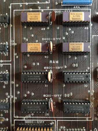 Les 4K de RAM.
