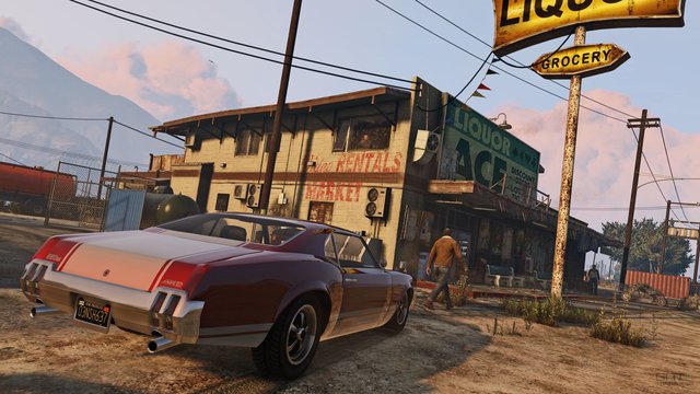 Vue de GTA V PC.