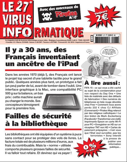 Nous avons le plaisir de vous annoncer le retour du #VirusInfo !