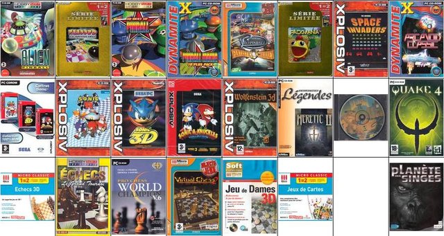 quelques jeux pc