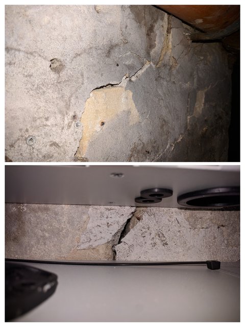 Mur de support du PMI fragilisé par les sous-traitants SFR.