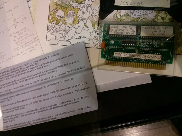 Prototype du jeu vidéo "ZODIAC" (1992-93) pour Sega MegaDrive, par Laurent CLUZEL et Frédéric HOUDE.