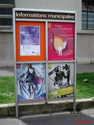 Affichage municipal