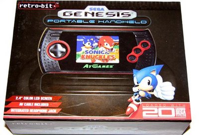 sega_001.jpg (42.53 Kio) Vu 30891 fois AtGames Sega Genesis Portable Handheld en boite.