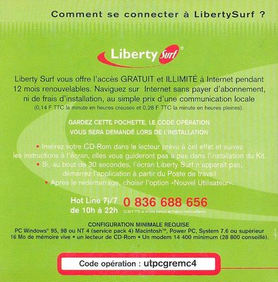 Liberty_surf_1_verso.jpg (123.57 Kio) Vu 7404 fois Kit de connexion Liberty Surf - 1999 (verso)