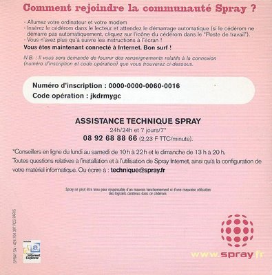 Spray_1_R.jpg (111.99 Kio) Vu 7369 fois Kit de connexion SPRAY - av. 2000 (?) (verso)