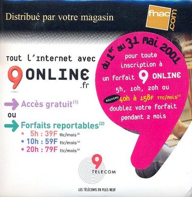9Online_2.jpg (119.27 Kio) Vu 7369 fois Kit de connexion 9Online - Mars 2001 (recto)