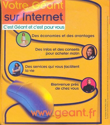 Freesbee_3_v.jpg (137.5 Kio) Vu 7353 fois Kit de connexion Freesbee "Internet en poche" en partenariat avec l'enseigne Géant (2000) - verso