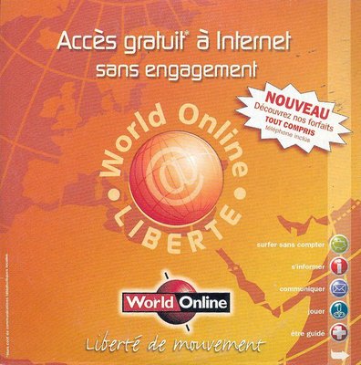 World_Online_3_r.jpg (142.28 Kio) Vu 7353 fois Kit de connexion World Online "Forfait tout compris" (1999/2000 ?) - recto